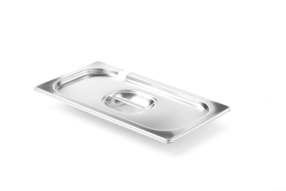 805138 Coperchio per teglie GN con scanso per cucchiaio, HENDI, Profi Line, GN 1/3, 325x176mm - immagine 1