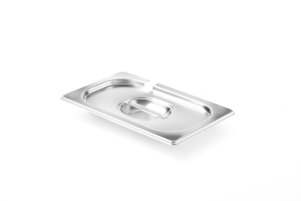 805145 Coperchio per teglie GN con scanso per cucchiaio, HENDI, Profi Line, GN 1/4, 265x162mm - immagine 1