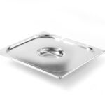 Coperchio Gastronorm con scanso per cucchiaio, HENDI, Kitchen Line, GN 2/3, 354x325mm