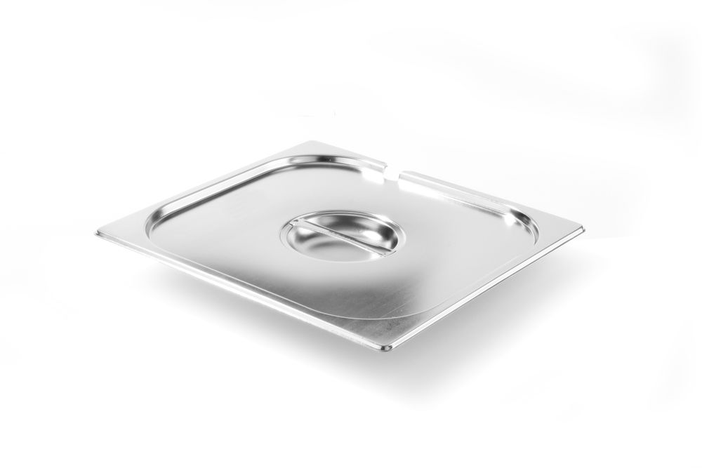 806920 Coperchio Gastronorm con scanso per cucchiaio, HENDI, Kitchen Line, GN 2/3, 354x325mm - immagine 1