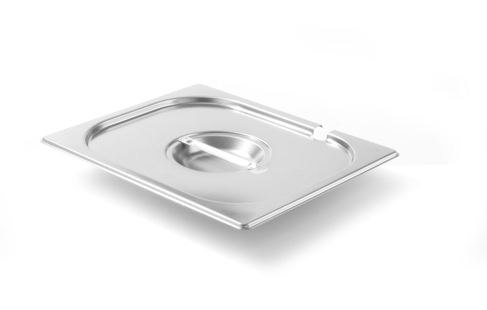 806937 Coperchio Gastronorm con scanso per cucchiaio, HENDI, Kitchen Line, GN 1/2, 265x325mm - immagine 1
