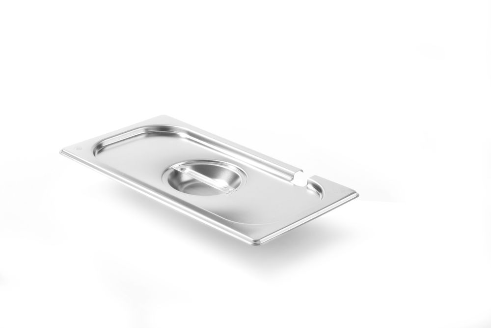 806944 Coperchio Gastronorm con scanso per cucchiaio, HENDI, Kitchen Line, GN 1/3, 325x176mm - immagine 1