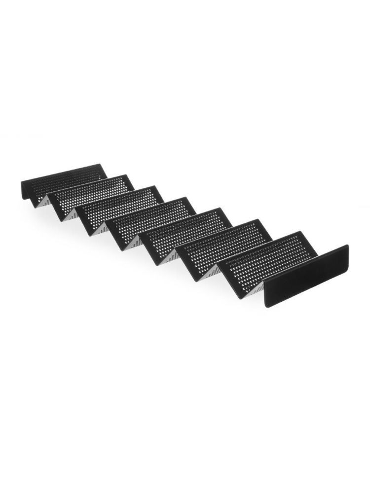808269 Portapane - perforato, HENDI, Nero, 580x170x(H)40mm - immagine 1