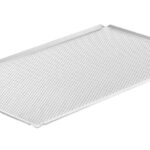 Teglia, perforata, 4 bordi, HENDI, GN 1/1, Argento, 530x325x(H)10mm, rettangolare