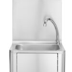 Lavandino da cucina - con azionamento a ginocchio, HENDI, 400x330x(H)560mm