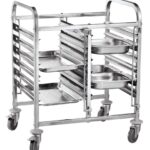 Carrello portateglie doppio - 12 x GN 1/1, HENDI, 810x610x(H)960mm