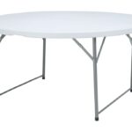 Tavolo da catering, rotondo, AmerBox, Bianco, ⌀1500x(H)740mm, Rotondo