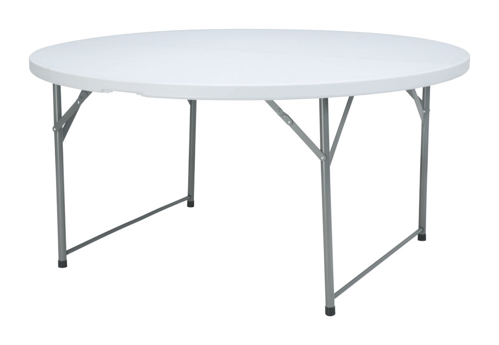 810996_foldable Tavolo da catering, rotondo, AmerBox, Bianco, ⌀1500x(H)740mm, Rotondo - immagine 1