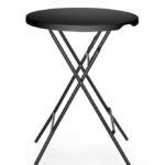 Tavolo Bar, AmerBox, Nero, ⌀800x(H)1100mm, Rotondo