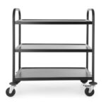Carello portavivande nero, HENDI, 905x585x(H)945mm