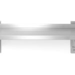 Ripiano a parete regolabile, singolo, con 2 staffe, HENDI, 800x300x(H)600mm