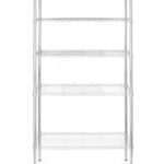 Scaffale di stoccaggio con 5 ripiani, HENDI, Cromo, 910x455x(H)1830mm