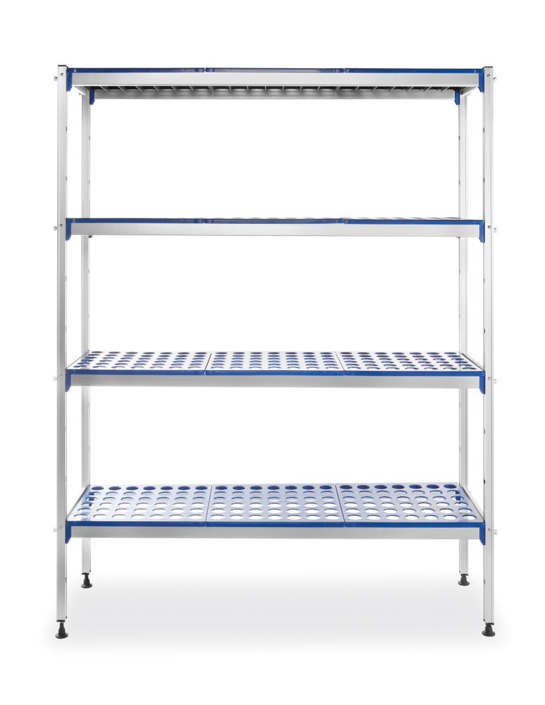 812273_2016 Scaffale di stoccaggio, alluminio, HENDI, 1280x405x(H)1685mm - immagine 1