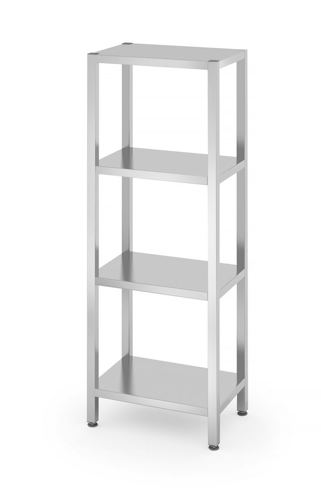 812501 Rack di stoccaggio con 4 ripiani pieni - imbullonati, HENDI, Kitchen Line, 600x400x(H)1800mm - immagine 1