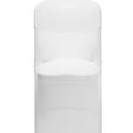 Coprisedia pieghevole, HENDI, 810965 & 910989, Bianco, 540x440x(H)840mm