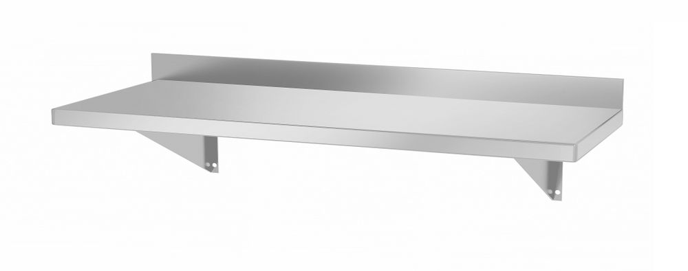 816486 Ripiano a parete, con 2 staffe, HENDI, 800x300x(H)250mm - immagine 1