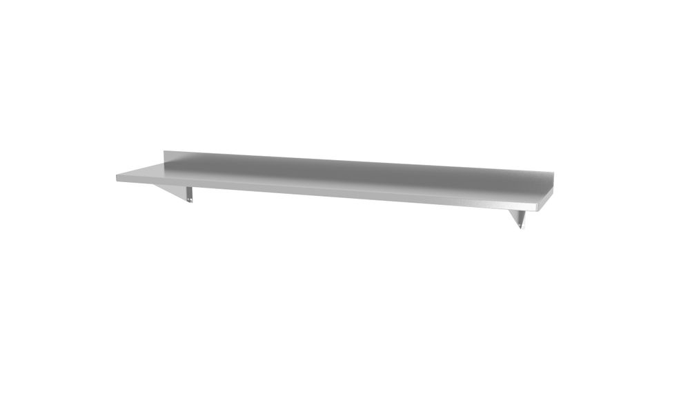 816516_OBW_2021_01 Ripiano a parete, con 2 staffe, HENDI, 1400x300x(H)250mm - immagine 1