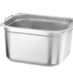 Contenitore gastronorm 2/3 con maniglie, HENDI, Budget Line, GN 2/3, 17L, 354x325x(H)200mm