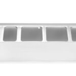 Supporto per contenitore Gastronorm, HENDI, 5 scomparti, 745x245x(H)215mm