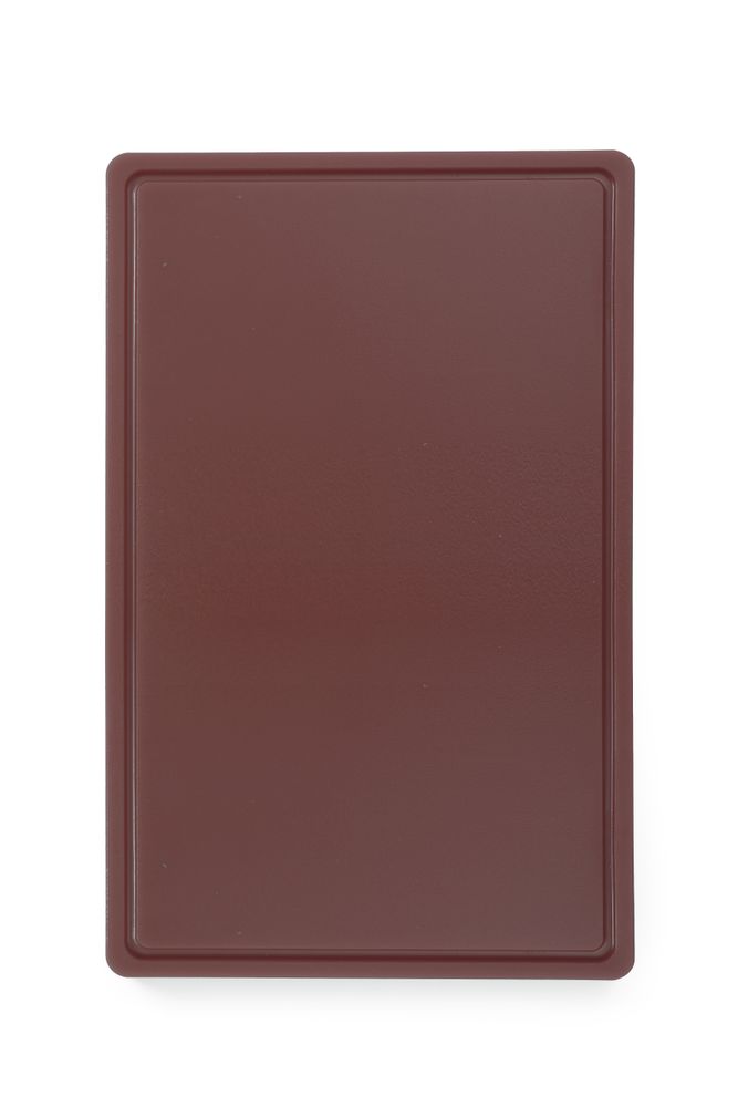826041 Tagliere HACCP Gastronorm 1/1, HENDI, GN 1/1, Marrone, 530x325mm, rettangolare - immagine 1