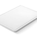 Tagliere con scanalatura, HENDI, Bianco, 355x250x(H)15mm
