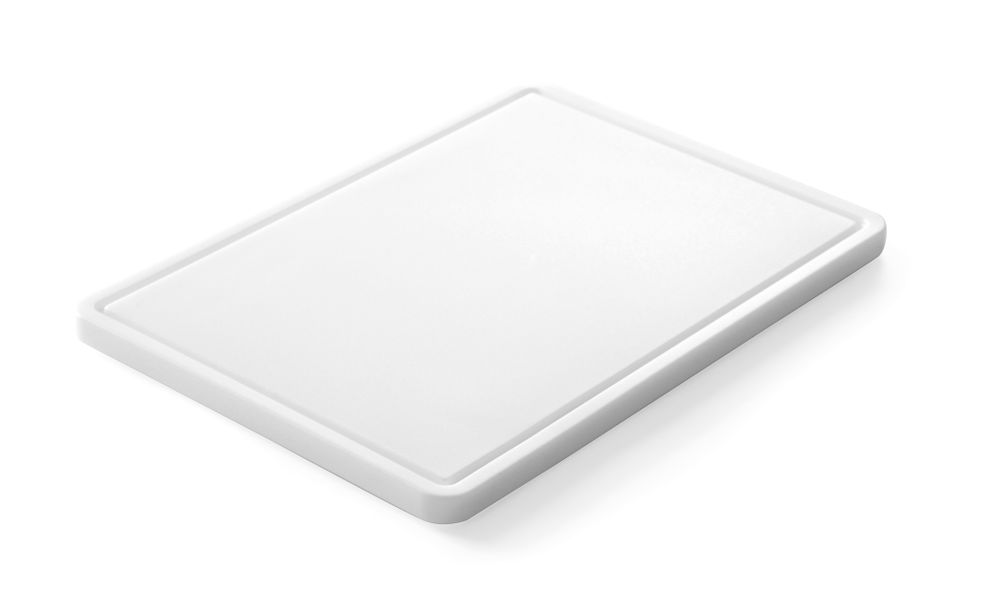 826362_IMG_1641 Tagliere con scanalatura, HENDI, Bianco, 355x250x(H)15mm - immagine 1