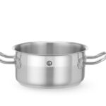 Pentola per stufato bassa, senza coperchio, HENDI, Profi Line, 1,5L, ⌀160x(H)75mm