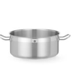 Pentola per stufato bassa, senza coperchio, HENDI, Profi Line, 7,3L, ⌀280x(H)120mm