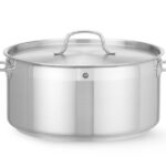 Pentola per stufato bassa - con coperchio, HENDI, Profi Line, 12L, ⌀320x(H)150mm