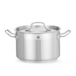 Pentola per stufato media - con coperchio, HENDI, Profi Line, 4L, ⌀200x(H)130mm