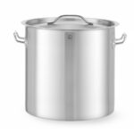 Pentola alta per stufato - con coperchio, HENDI, Budget Line, 25L, ⌀345x(H)350mm