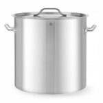 Pentola alta per stufato - con coperchio, HENDI, Budget Line, 50L, ⌀400x(H)400mm