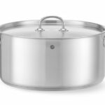 Pentola per stufato bassa - con coperchio, HENDI, Kitchen Line, 11,9L, ⌀320x(H)150mm