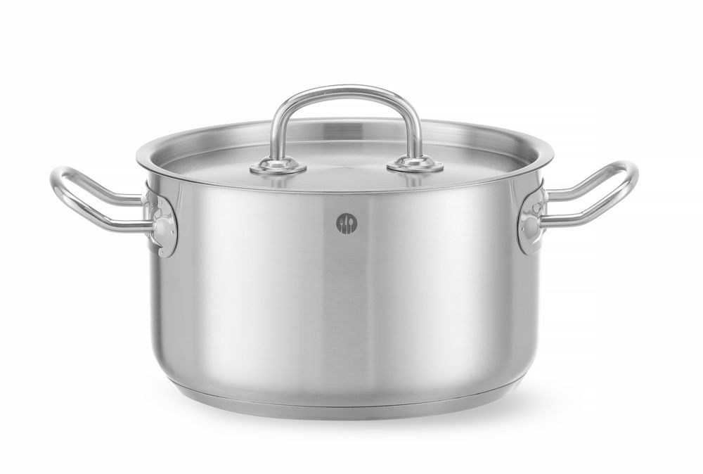 836200_OBW_2023_01_IMGP5619 Tegame con coperchio per carne, HENDI, Kitchen Line, 3,5L, ⌀200x(H)115mm - immagine 1