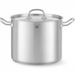 Pentola da stufato alta - con coperchio, HENDI, Kitchen Line, 9L, ⌀240x(H)200mm