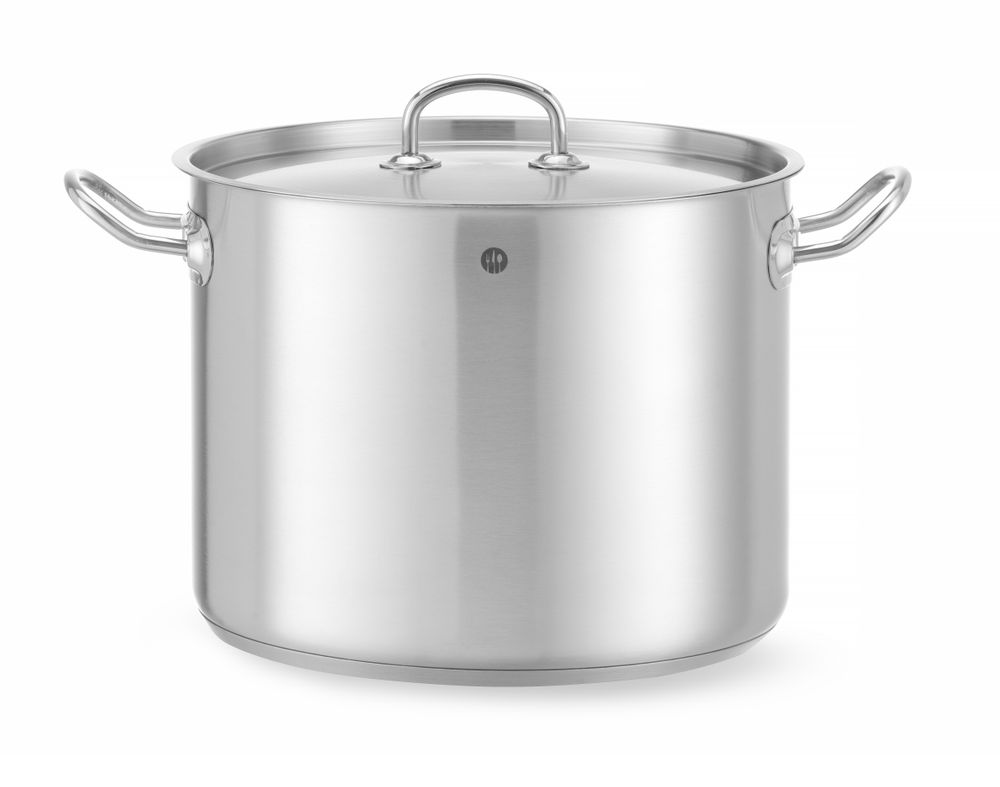 837405_OBW_2023_01_IMGP5610 Pentola da stufato alta - con coperchio, HENDI, Kitchen Line, 13,5L, ⌀280x(H)220mm - immagine 1