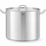 Pentola da stufato alta - con coperchio, HENDI, Kitchen Line, 21L, ⌀320x(H)270mm