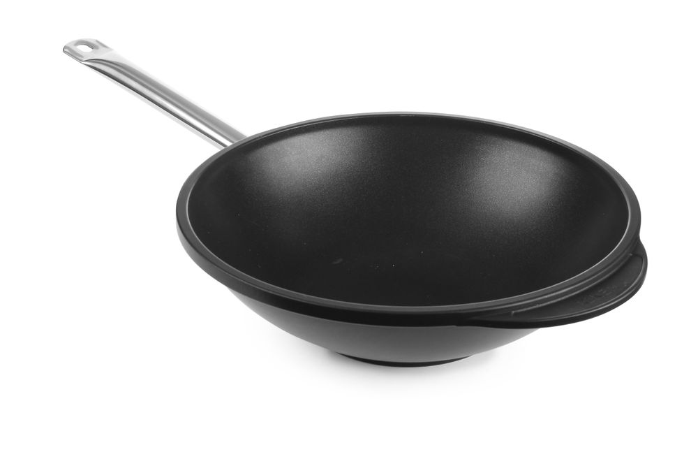 839010 Padella "Wok" Titanium Professional, HENDI, Titanium professional, ⌀320x(H)100mm - immagine 1