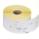 Etichette di rotazione per alimenti, multiuso, facilmente rimovibili, HENDI, Bianco, 500 pezzi, 100x50mm