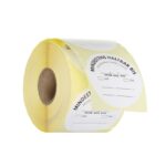 Adesivi per la sicurezza alimentare, multiuso, facilmente rimovibili, “USA PRIMA” , HENDI, Bianco, 500 pezzi, ⌀50mm