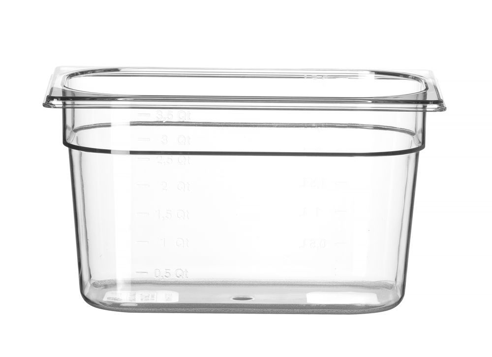 861615_OBW_2024_02_IMGP3273 Contenitore Gastronorm 1/4, HENDI, Profi Line, GN 1/4, 4L, Trasparente, 265x162x(H)150mm - immagine 1