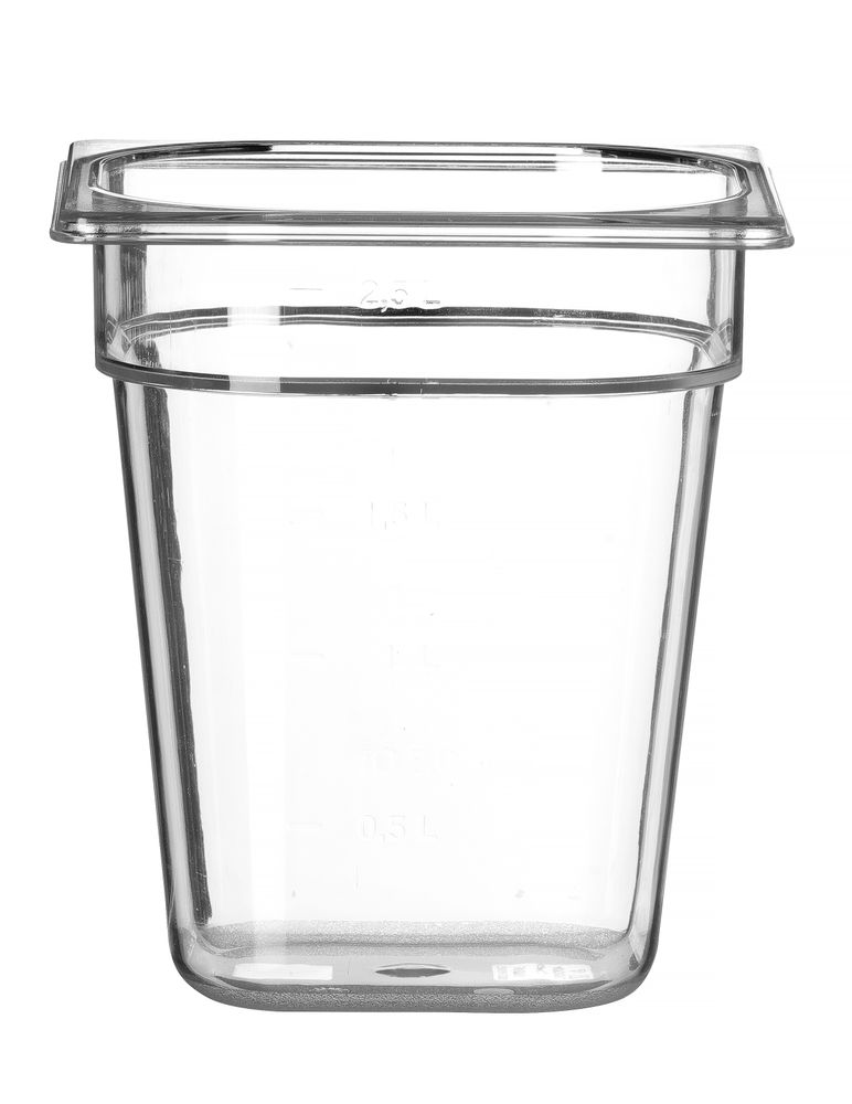 861707_OBW_2024_02_IMGP3277 Contenitore Gastronorm 1/6, HENDI, Profi Line, GN 1/6, 3,4L, Trasparente, 176x162x(H)200mm - immagine 1