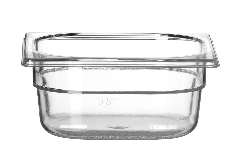 861738_OBW_2024_02_IMGP3281 Contenitore Gastronorm 1/6, HENDI, Profi Line, GN 1/6, 1L, Trasparente, 176x162x(H)65mm - immagine 1