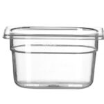 Contenitore Gastronorm 1/9, HENDI, Profi Line, GN 1/9, 1L, Trasparente, 176x108x(H)100mm