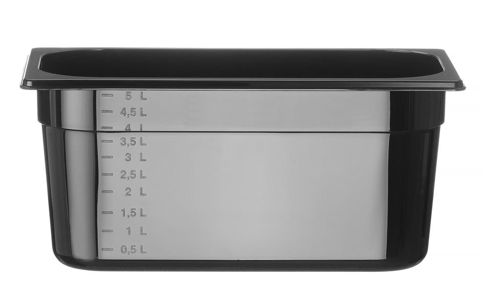 862513_OBW_2024_02_IMGP3324 Contenitore Gastronorm 1/3, HENDI, Profi Line, GN 1/3, 5,7L, Nero, 325x176x(H)150mm - immagine 1