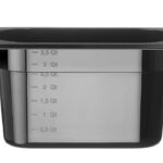 Contenitore Gastronorm 1/4, HENDI, Profi Line, GN 1/4, 4L, Nero, 265x162x(H)150mm