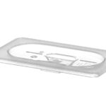 Coperchi Gastronorm, HENDI, GN 1/9, Trasparente, 176x108mm