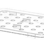 Sgocciolatoio Gastronorm, HENDI, Profi Line, GN 1/2, Trasparente, 265x206mm