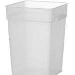Contenitore per alimenti graduato, HENDI, 20,8L, 290x290x(H)400mm
