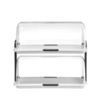 Display con coperchio a rullo, HENDI, Bianco, 380x260x(H)355mm, rettangolare